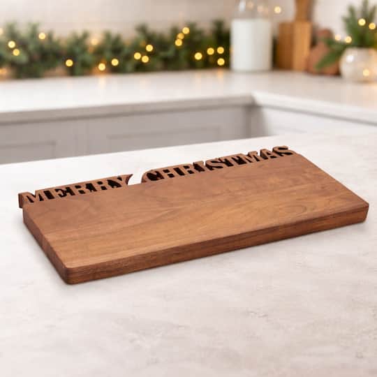 Melrose 18" Wood Merry Christmas Cutting Board